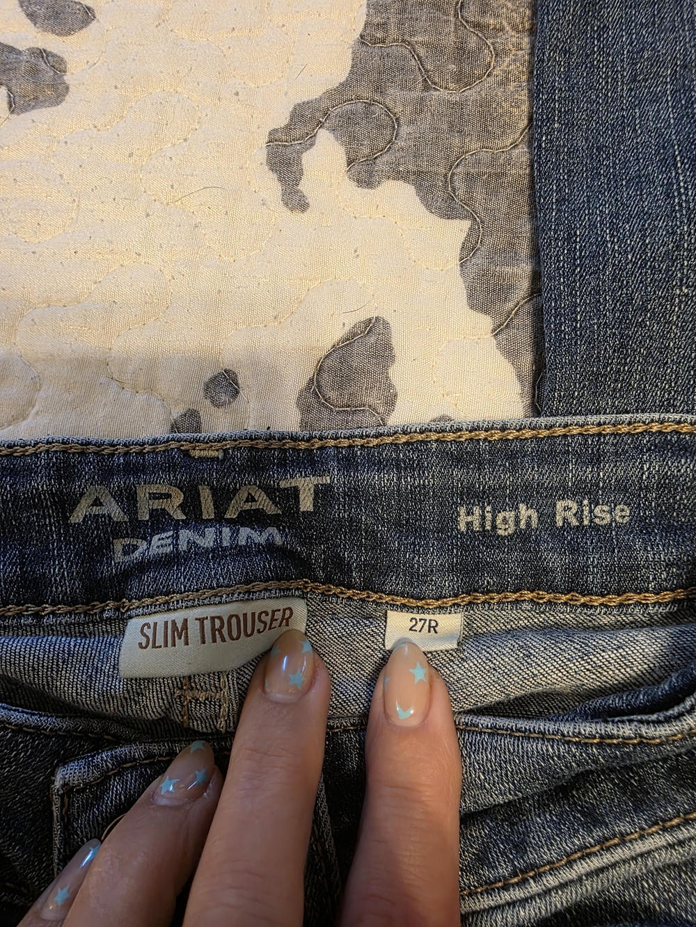 Ariat Blue Boot-Cut Women's Jeans - Picture 2 of 3